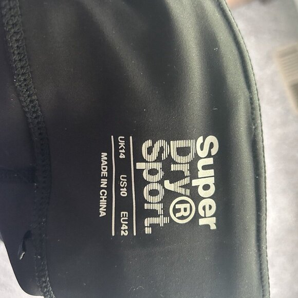 Superdry Womens Leggings 10 Sport Training Seamless Power Holographic Logo - Picture 6 of 11